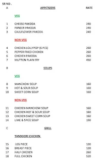 Lime And Spice menu 4