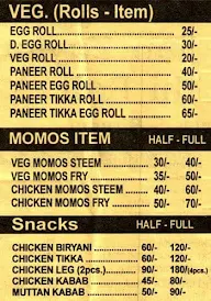 Indian Zaika Kathi Roll menu 3