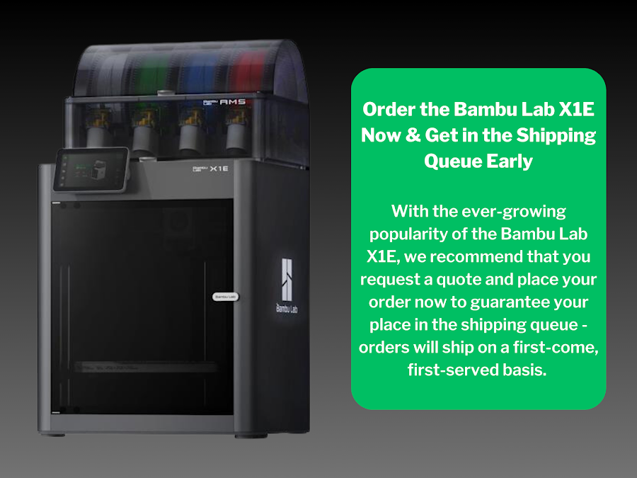 Bambu Lab X1E 3D Printer