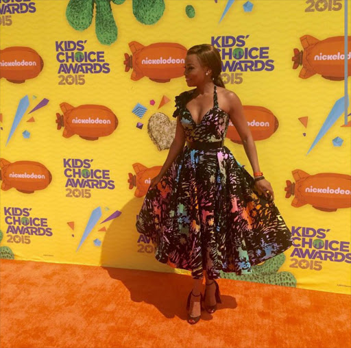 Bonang wins Nickelodeon Kids’ Choice award. Instagram