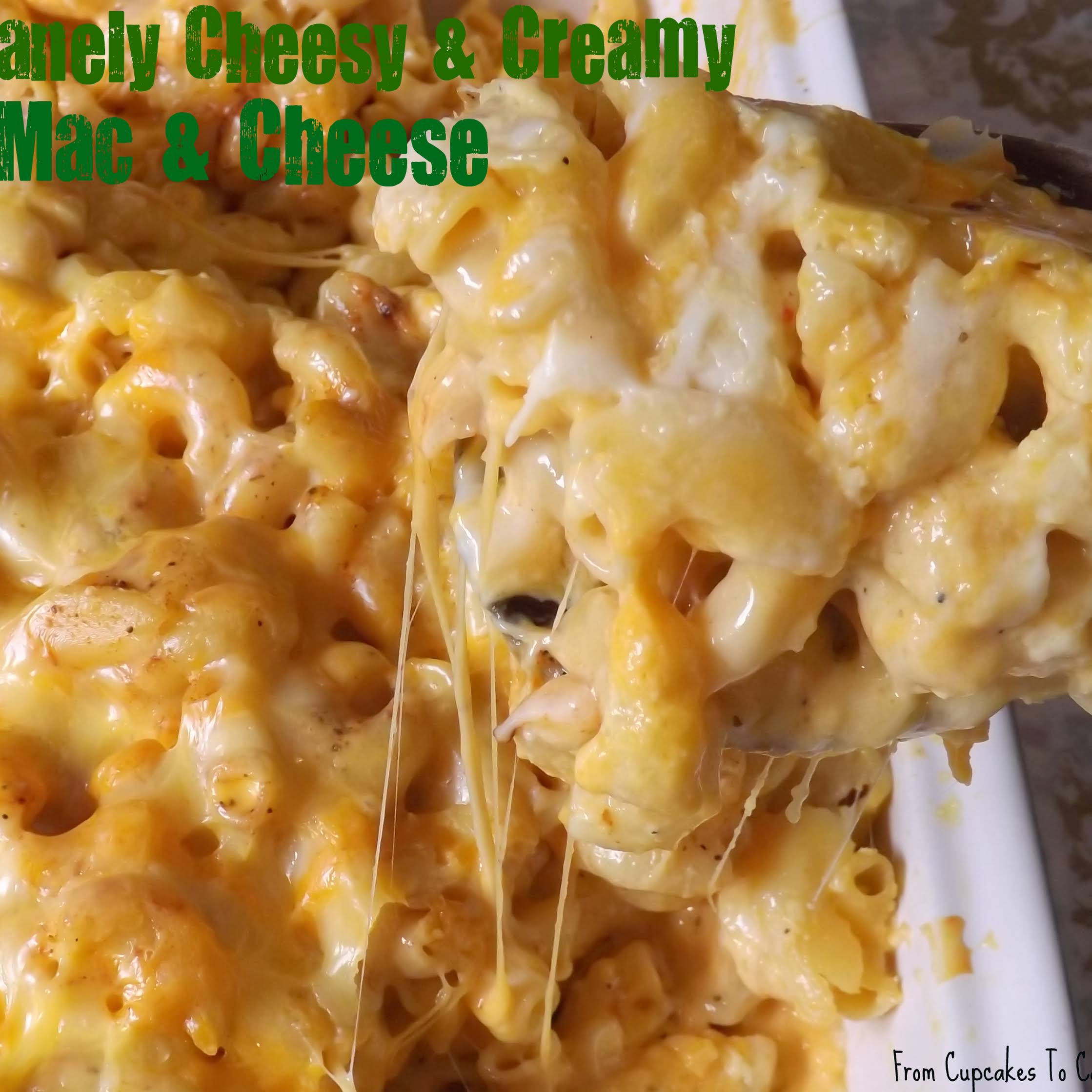 Insanely Cheesy And Creamy Mac Cheese
