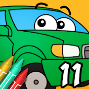 Coloring Book 11: Trucks and Things that Go