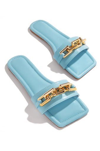 Title 5, New Large Size Chain Decoration Flat Shoes for ...