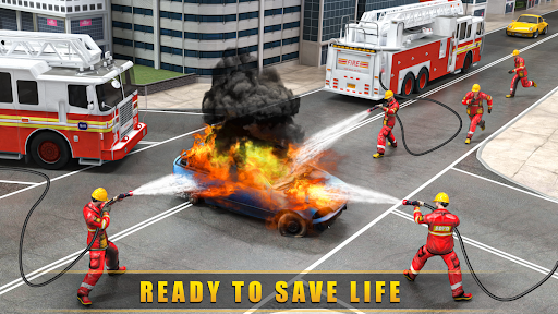 HQ Firefighter Fire Truck Game