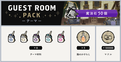 ゲストルームパック(テーマ)