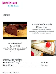Ketolicious By Jb Foods menu 1