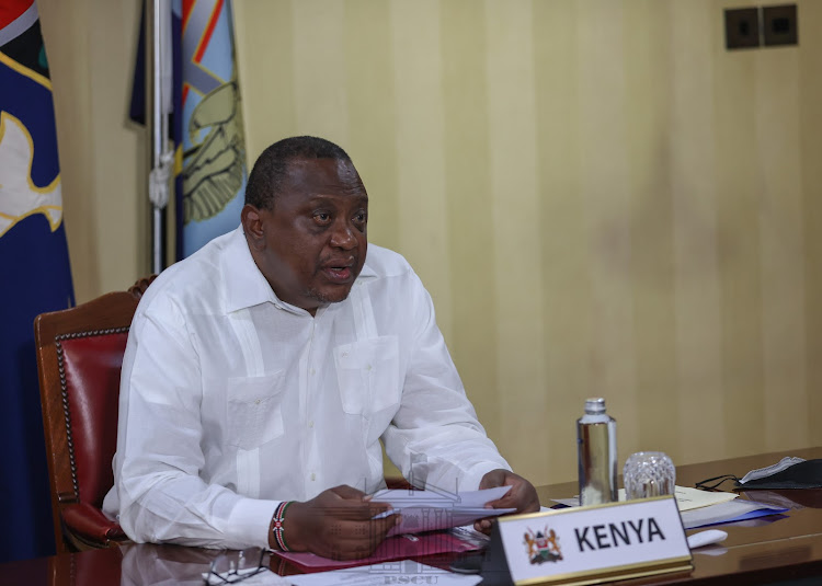 President Uhuru Kenyatta on Wednesday, February 23, 2022 addressed the virtual launch of the Global Fund’s 7th replenishment at Sagana State Lodge in Nyeri County.