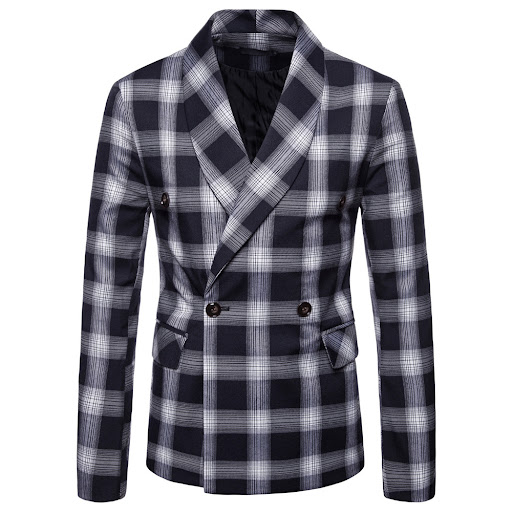 Title 2, Mens casual plaid suit jacket, new autumn and ...