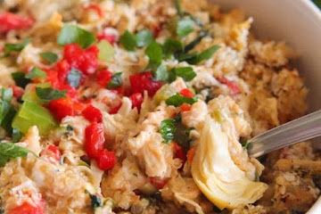 Creamy Spinach and Artichoke Chicken Quinoa