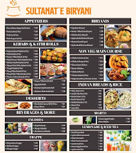 Sultanat E Biryani menu 1