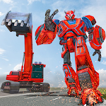 Cover Image of डाउनलोड Excavator Robot Transform: Robot Shooting Games 1.0.5 APK