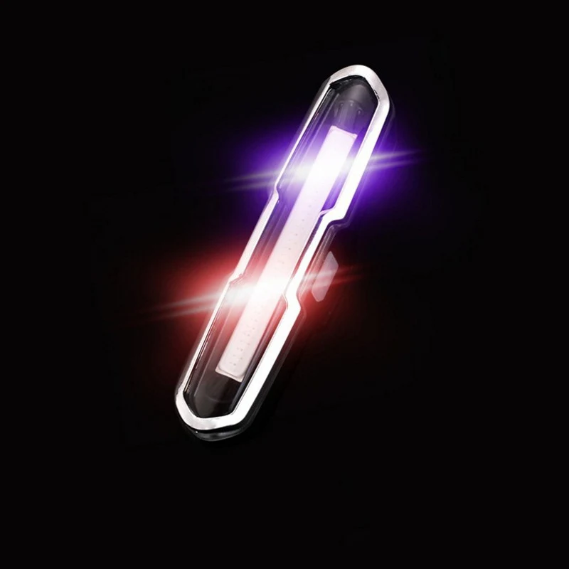 USB charging bicycle taillight