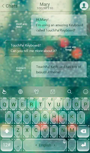 TouchPal Drop Keyboard Theme