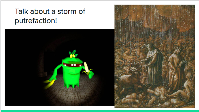 Luigi's Mansion Dante's Inferno - talk about a storm of putrefaction