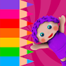 Kids Coloring Games - EduPaint icon