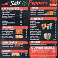 Salt & Peppers menu 3