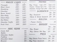 Cakes & Bakes menu 2