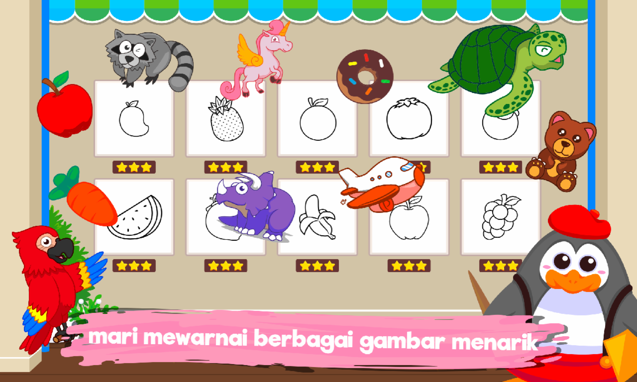 Marbel Buku Mewarnai Anak Anak Apl Android Di Google Play