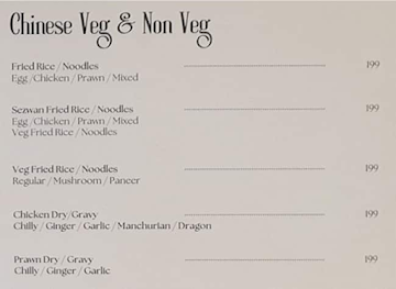 Hotel Kandhasamy menu 