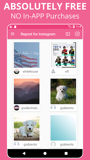 Repost for Instagram Pro