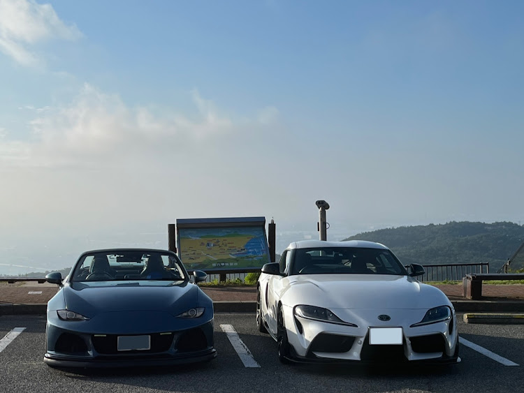 ロードスターの芦有ドライブウェイ 東六甲展望台・六甲山ドライブ・日の出と愛車・Funky Roadster Club・納車されて一番最初のカスタムに関するカスタム事例の投稿画像2枚目