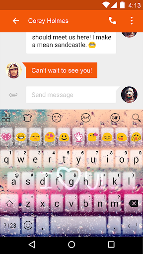 Color Rain -Emoji Gif Keyboard