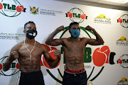 Xolisani Nomeva Ndongeni-SA vs.Byson Gwayani (Malawi) during the 'Return of the Big Guns' Boxing Tournament Pre-Med event at World of Rugby on March 17, 2021 in Johannesburg, South Africa. 