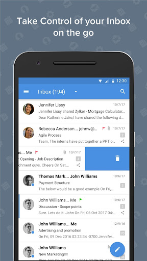 Screenshot Zoho Mail - Email and Calendar