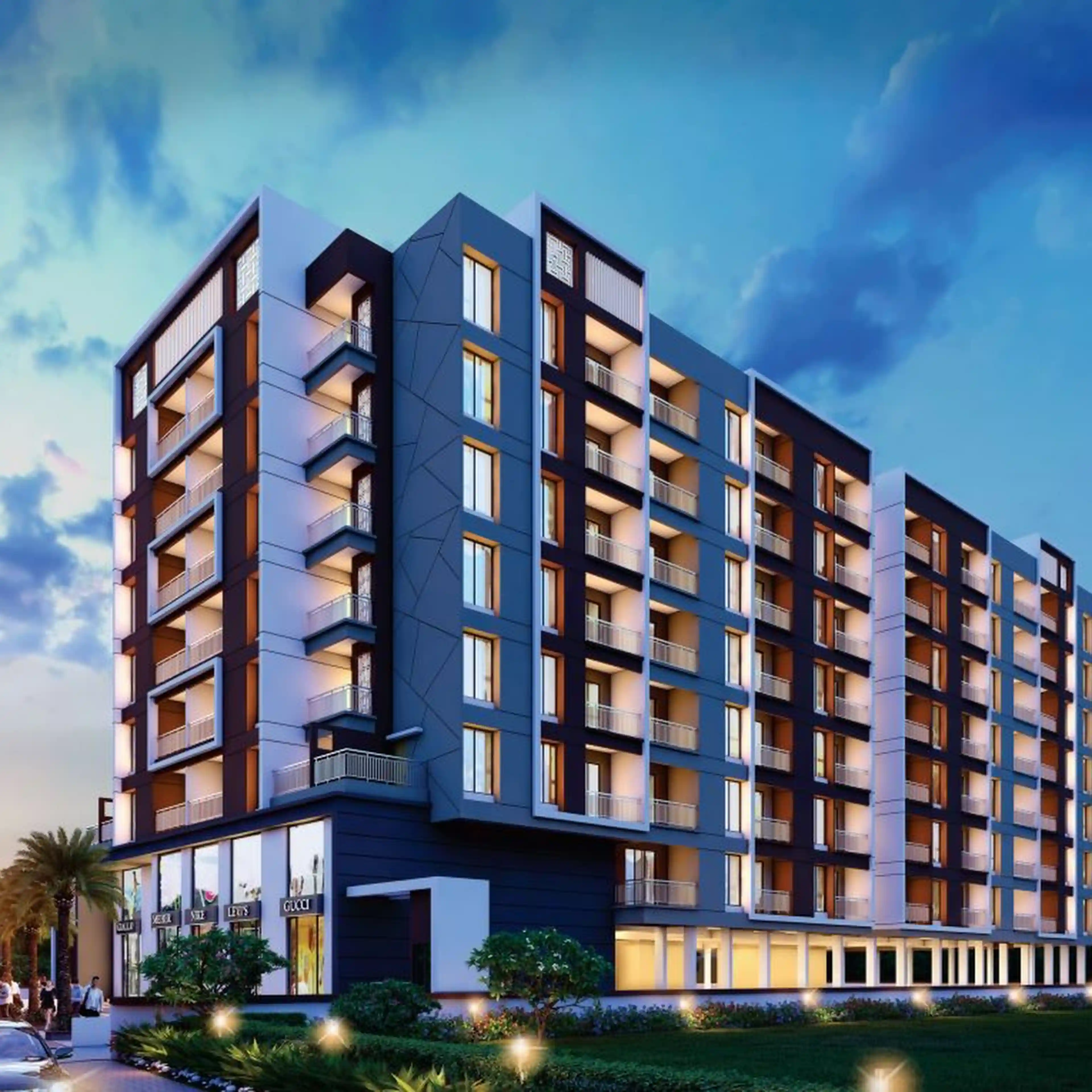 Ganraj Golden Plaza-elevation-1