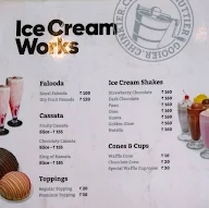 Ice Cream Works menu 2