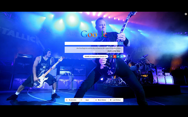 Metallica New Tab