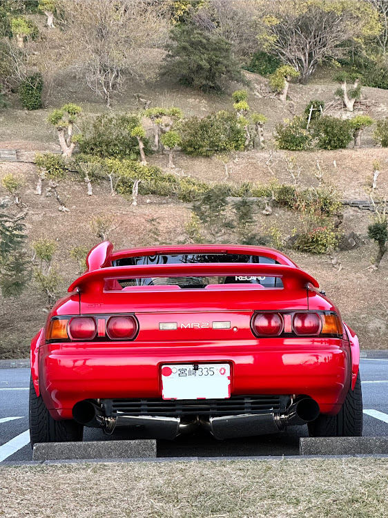MR2の公認ワイド3ナンバー・プリケツ・マフラー干渉防止カメラ・フェニックスパワーデパーチャⅡProに関するカスタム事例の投稿画像3枚目