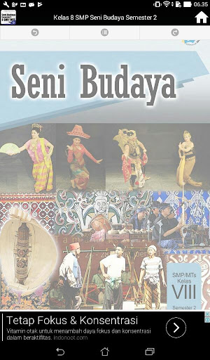 Kelas 8 SMP / MTS Mapel Seni Budaya Semester 2