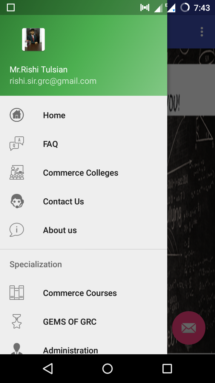 GRC Screen 1