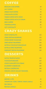 Crazy Cheesy menu 5