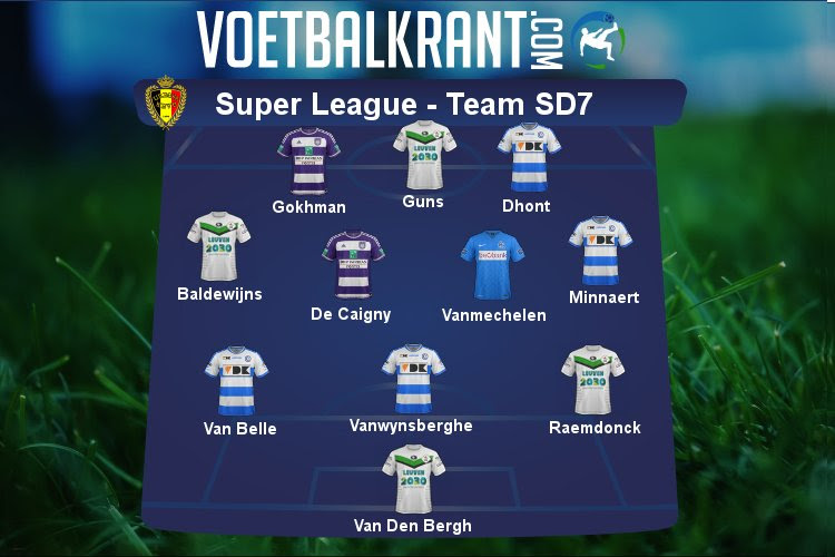 Ons team van speeldag 7 in de Super League ziet er als volgt uit