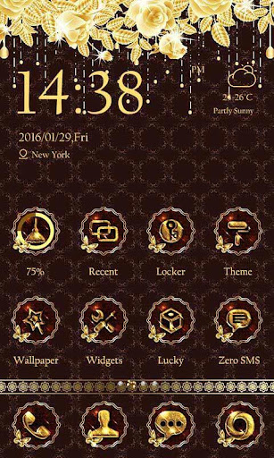 Luxury Gold Theme-ZEROLauncher