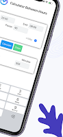 Calculator between hours Screenshot