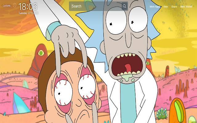 Rick and Morty Wallpapers New Tab