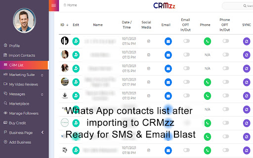 CRMzz - Whats App Groups Contacts Importer