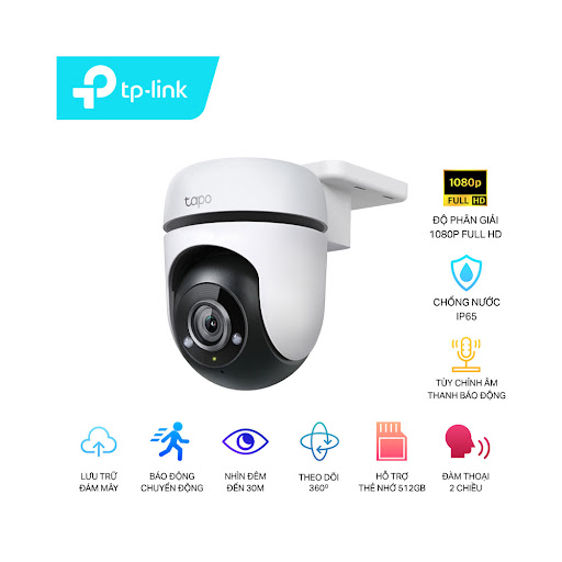 Thiết bị quan sát/ Camera TP-Link Tapo C500 (Quay/quét ngoài trời, FHD 1080p)