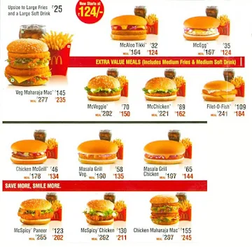 McDonald's menu 
