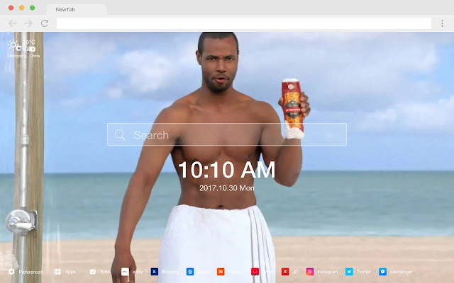 Old Spice Guy HD Pop Stars New Tabs Themes