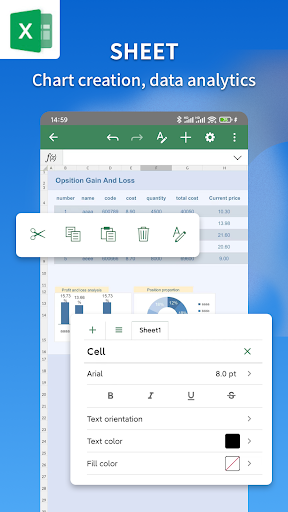 Screenshot Document Editor:Word,Excel