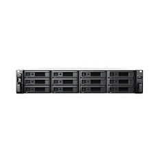 Thiết bị lưu trữ Synology - Hộp ổ cứng gắn ngoài Rack 2U kết nối LAN/USB3.2 Gen 1 - RS3618XS