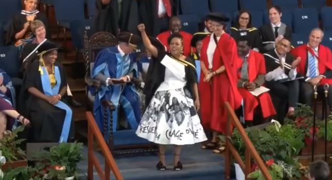 Nomzamo Mbatha graduated this week.