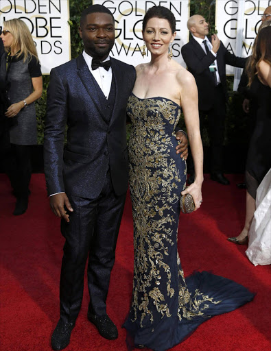 Actors David Oyelowo (L) and Jessica Oyelowo arrive at the 72nd Golden Globe Awards in Beverly Hills, California. REUTERS