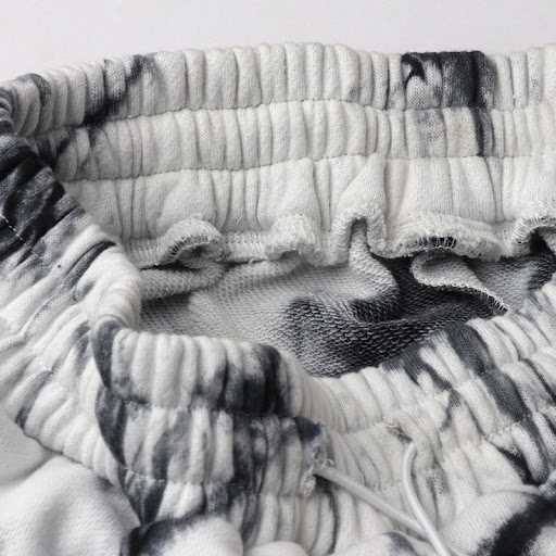 Title 14, Loose High Waist Straight Tie-dye Splash-ink El...