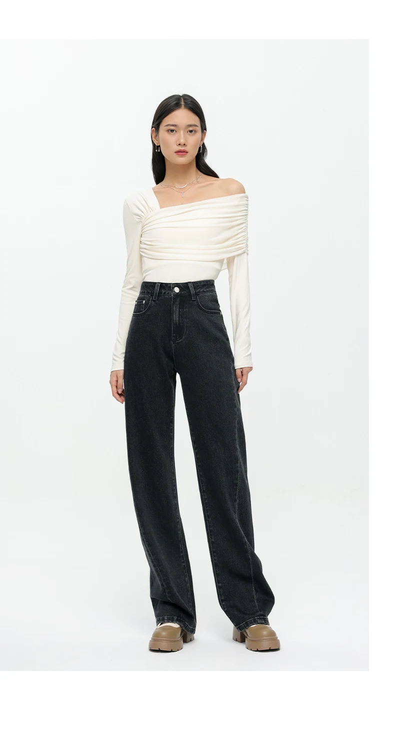 Title 4, Damen Jeans in Schwarz und Grau, Fashion-Person...