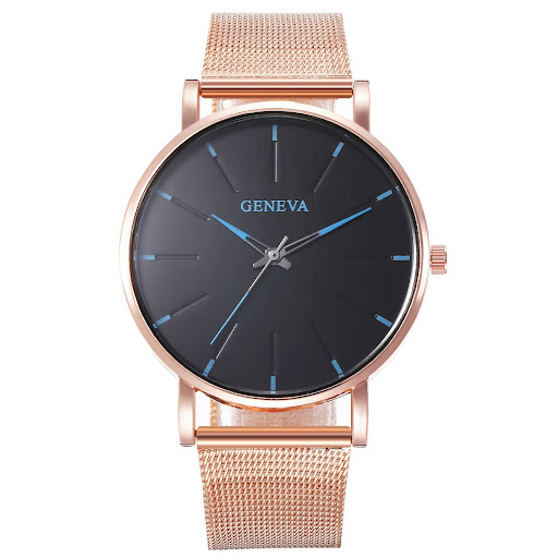 Title 9, Mens watch featuring colorful pointers and a c...
